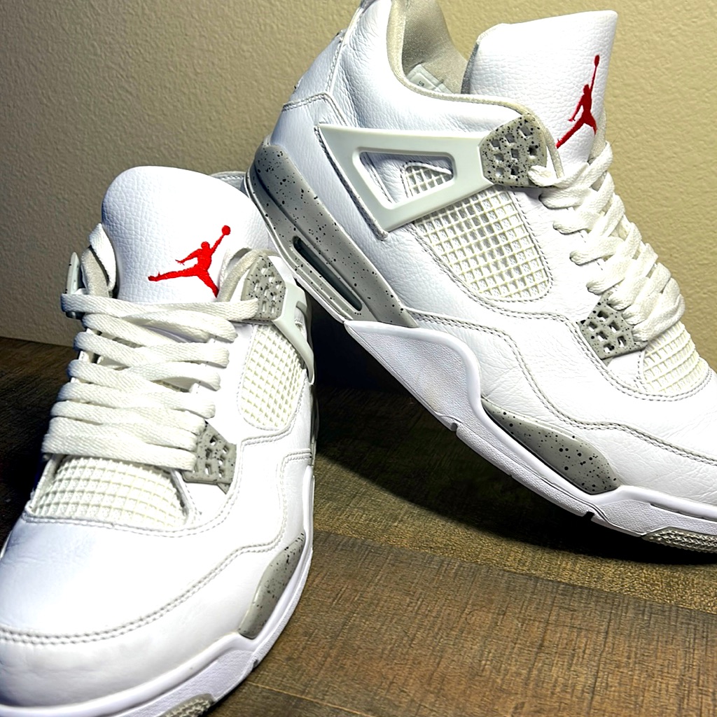 Jordan Retro 4 White Oreo
